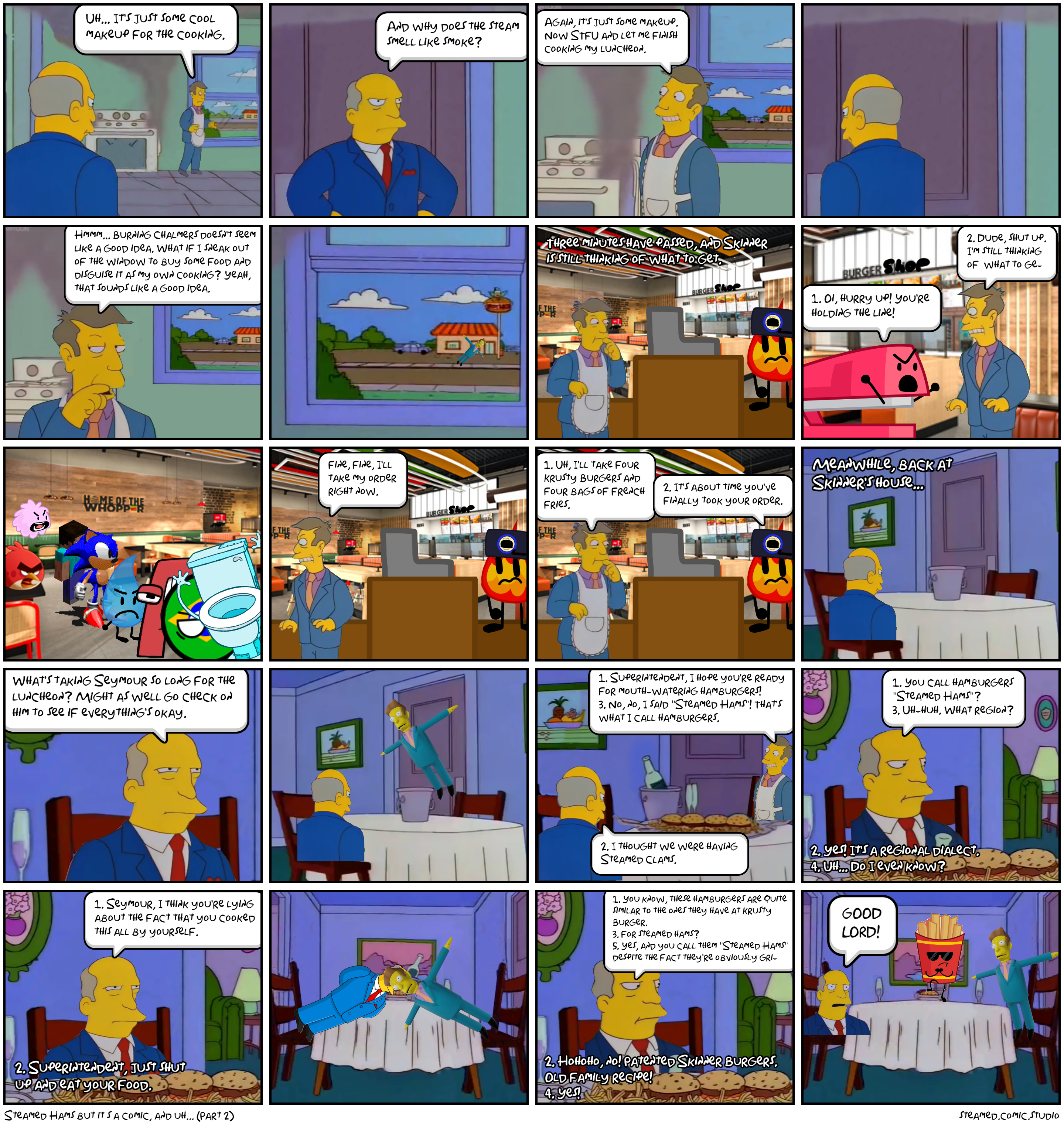 Steamed Hams but it s a comic, and uh... (Part 2)