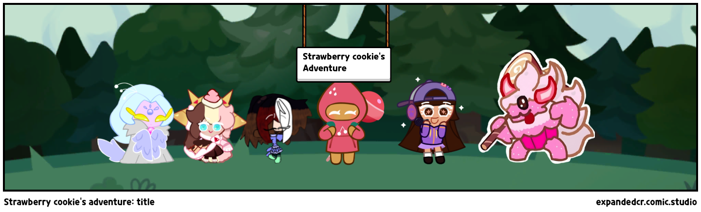 Strawberry cookie's adventure: title