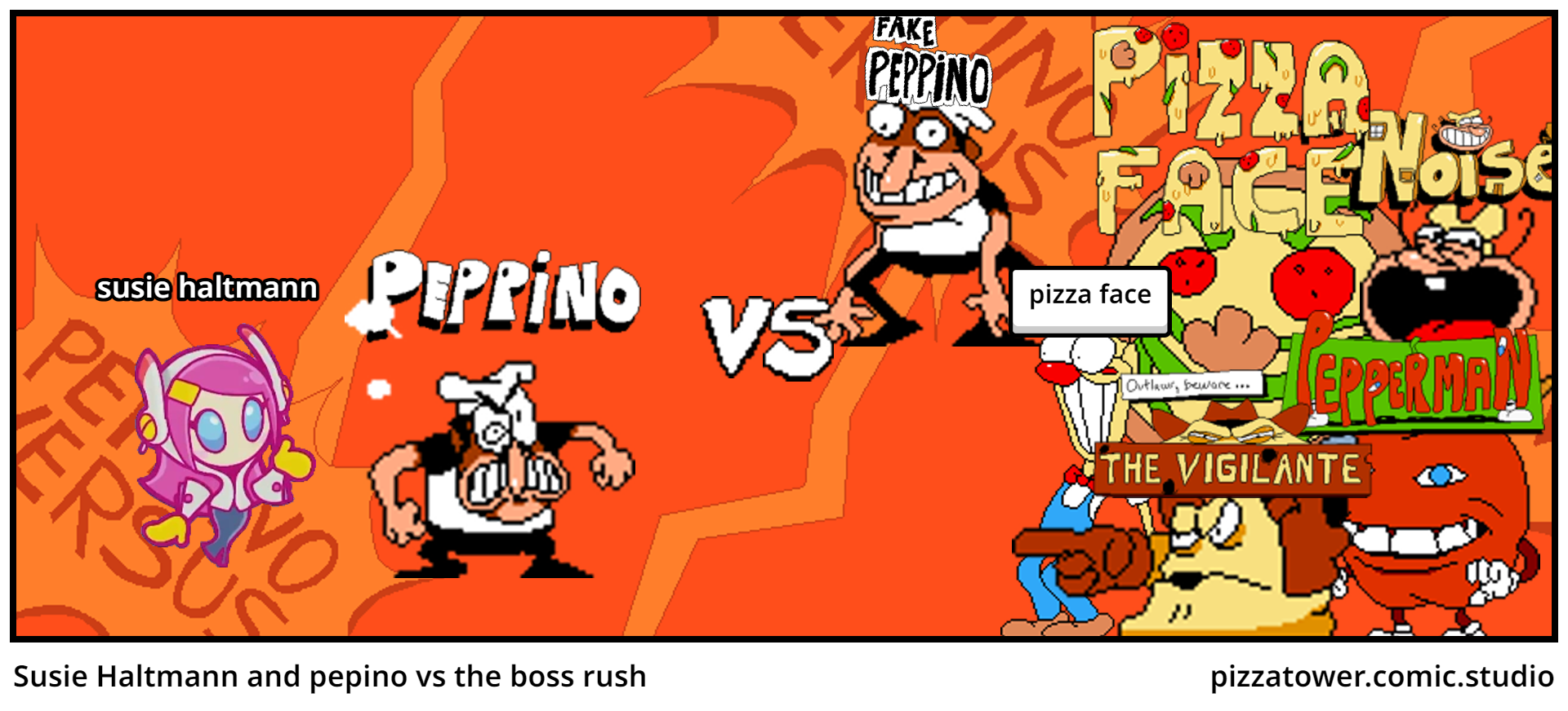 Susie Haltmann and pepino vs the boss rush