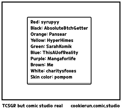 TCSGR but comic studio real