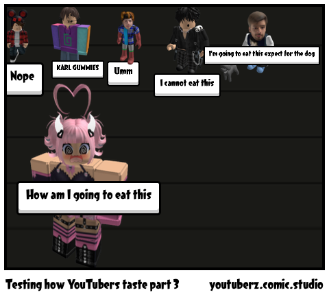 Testing how YouTubers taste part 3