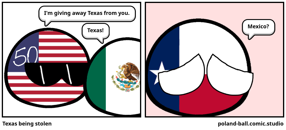 Texas being stolen