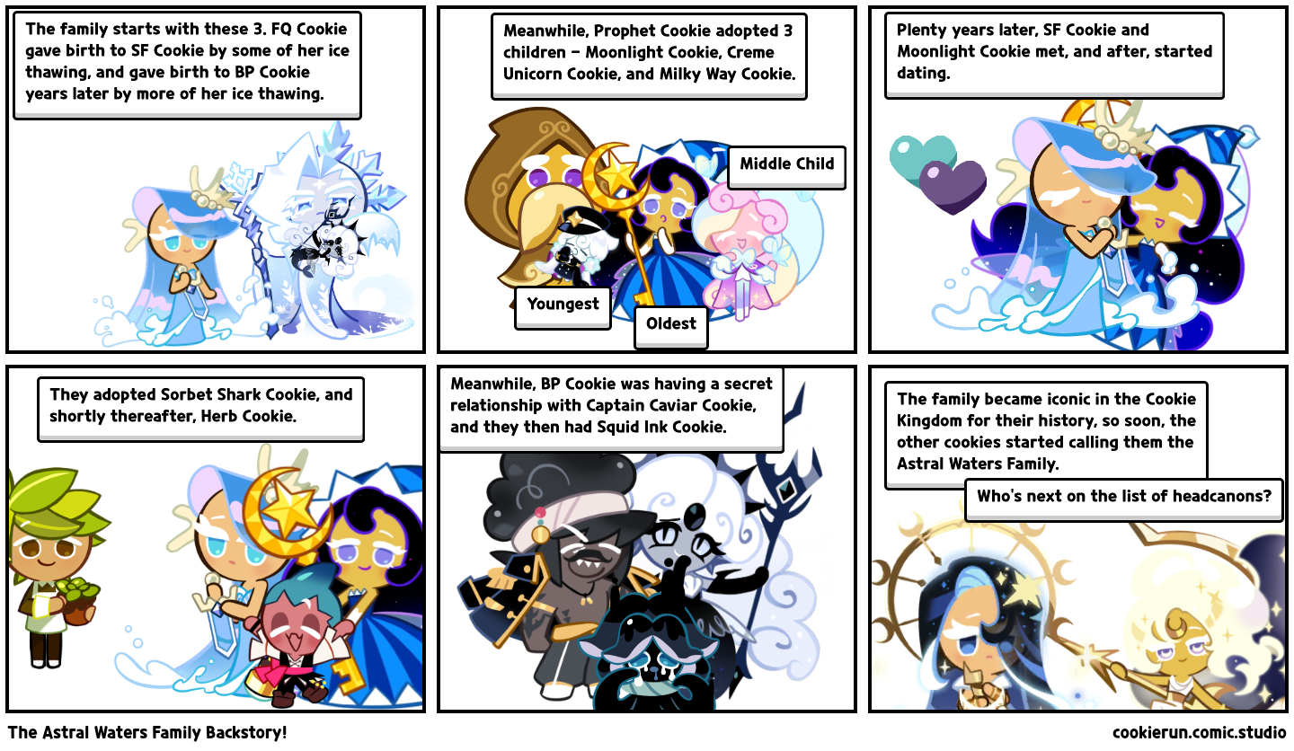 The Astral Waters Family Backstory!