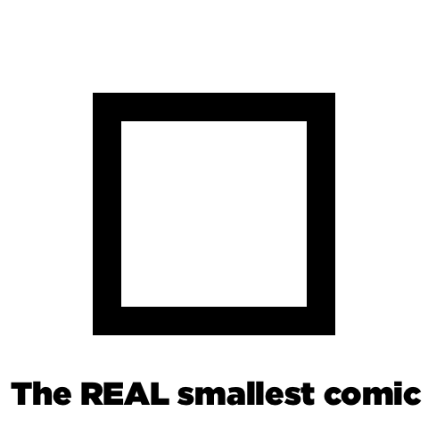 The REAL smallest comic ever