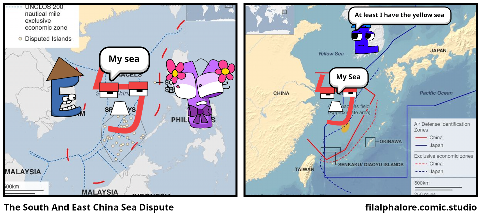 The South And East China Sea Dispute