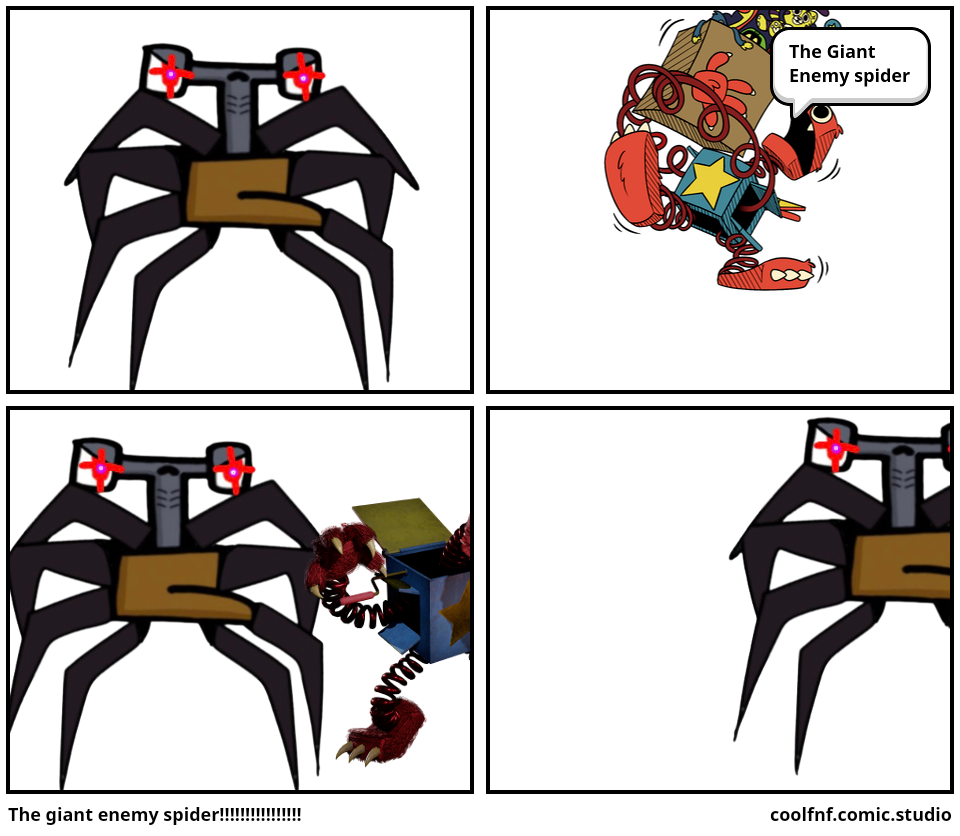 The giant enemy spider!!!!!!!!!!!!!!!! 