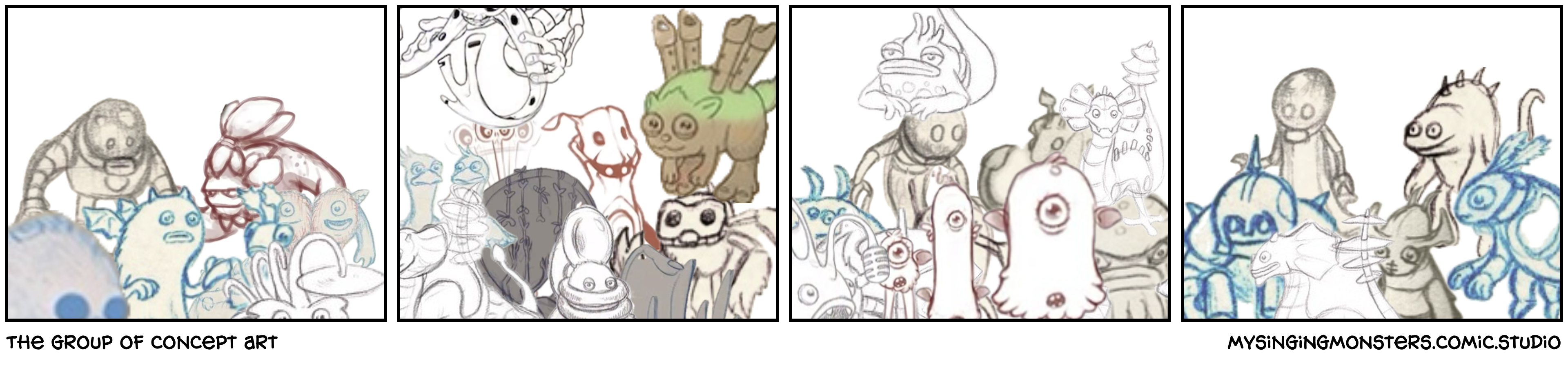 The group of concept art