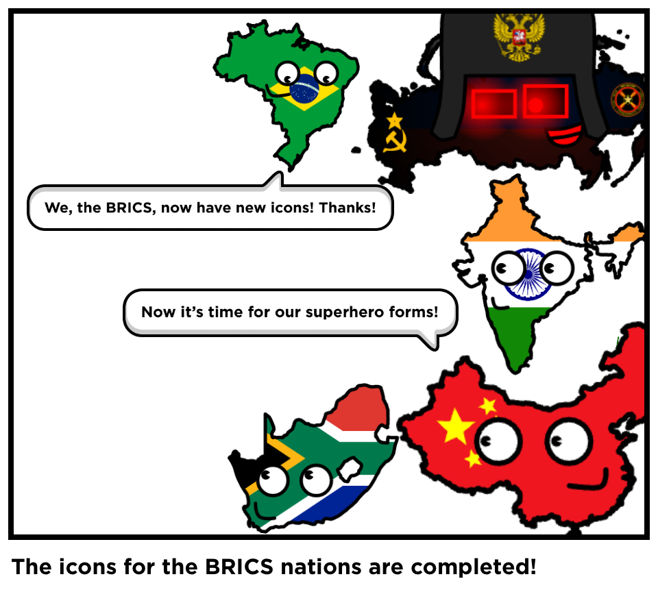The icons for the BRICS nations are completed!