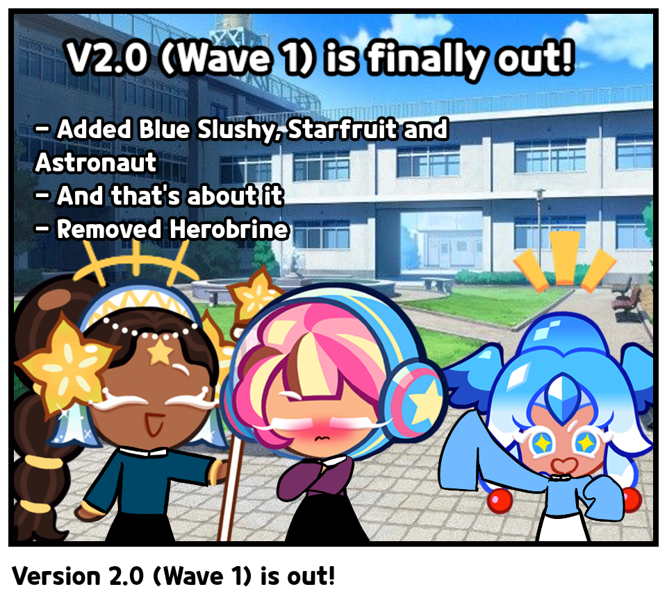 Version 2.0 (Wave 1) is out!