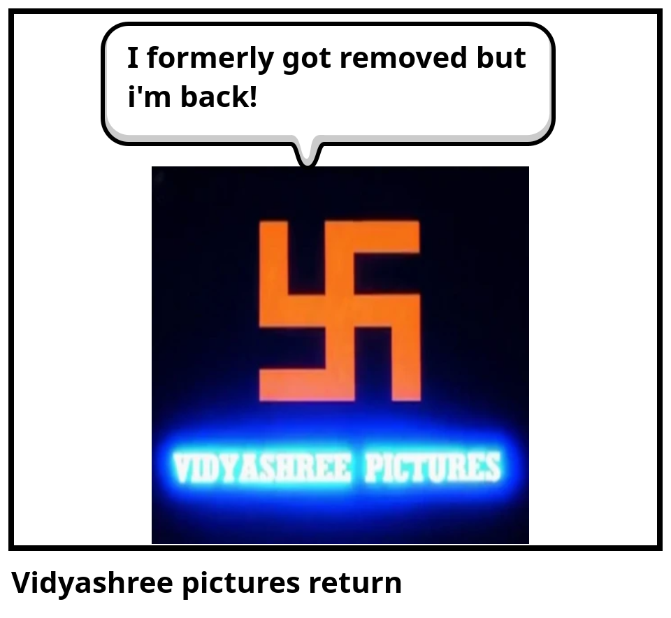 Vidyashree pictures return
