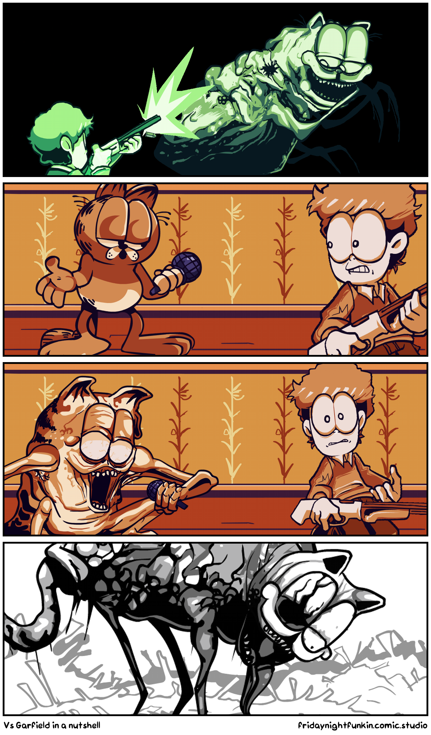 Vs Garfield in a nutshell 