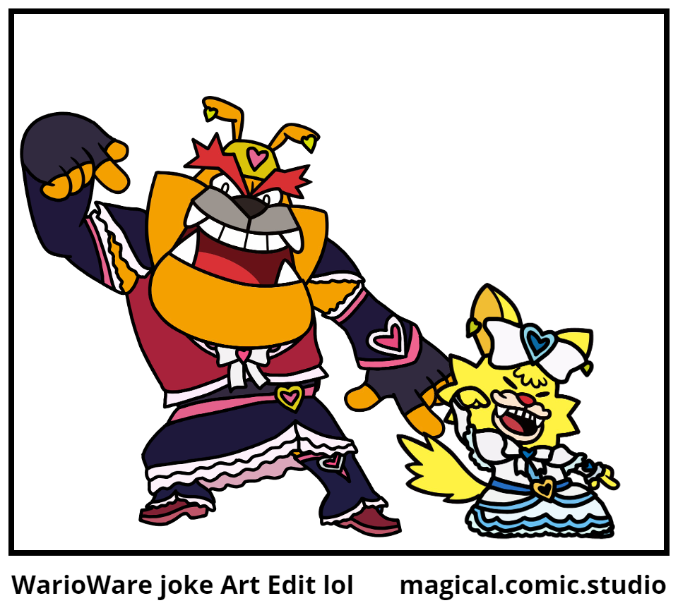 WarioWare joke Art Edit lol