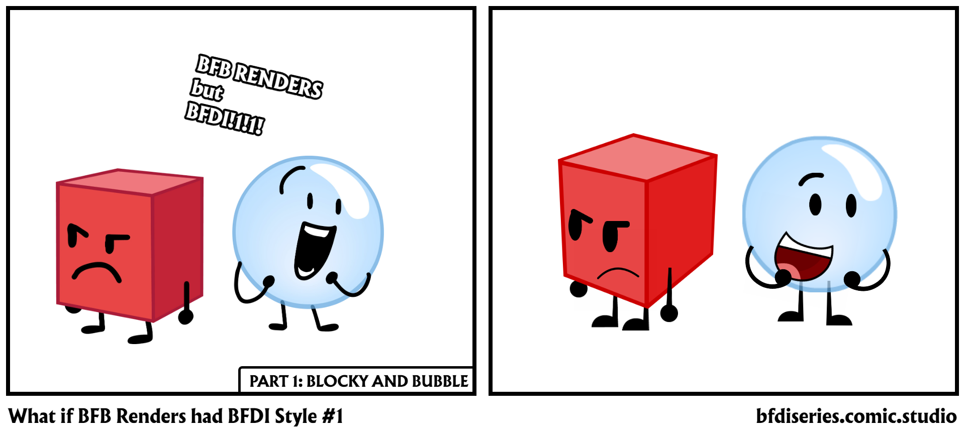 What if BFB Renders had BFDI Style #1