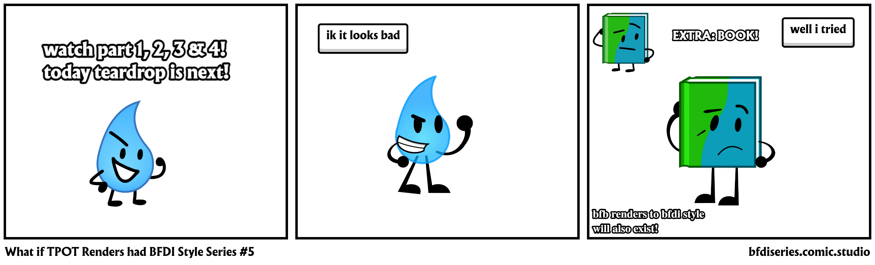 What if TPOT Renders had BFDI Style Series #5