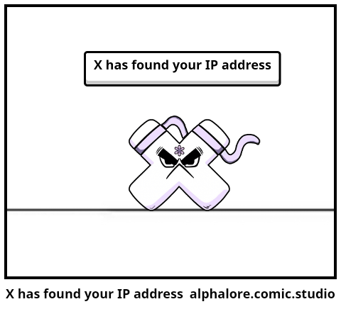 X has found your IP address 