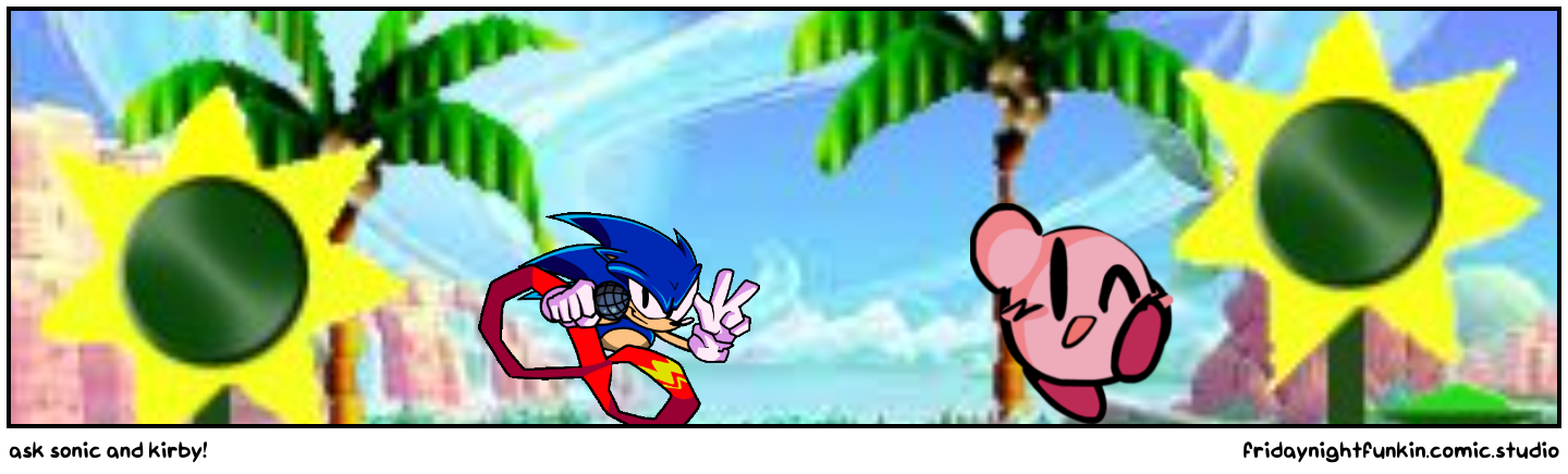 ask sonic and kirby!