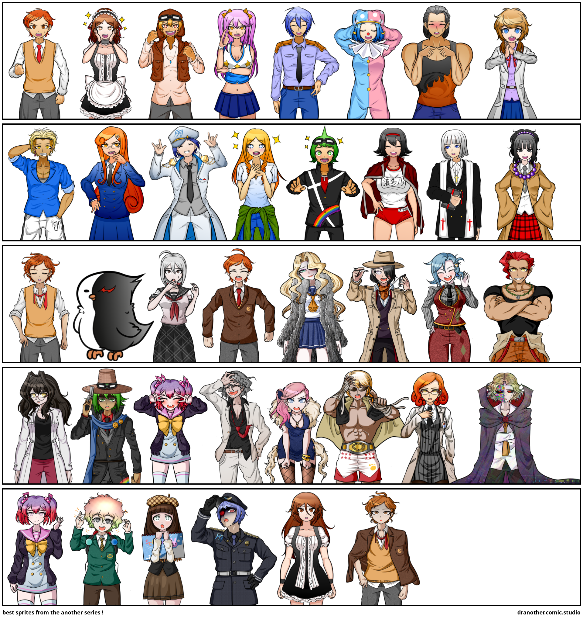 best sprites from the another series !