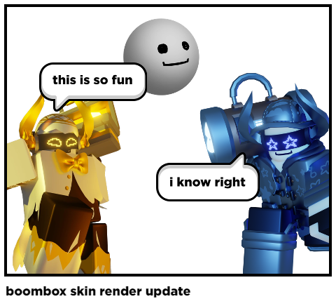 boombox skin render update