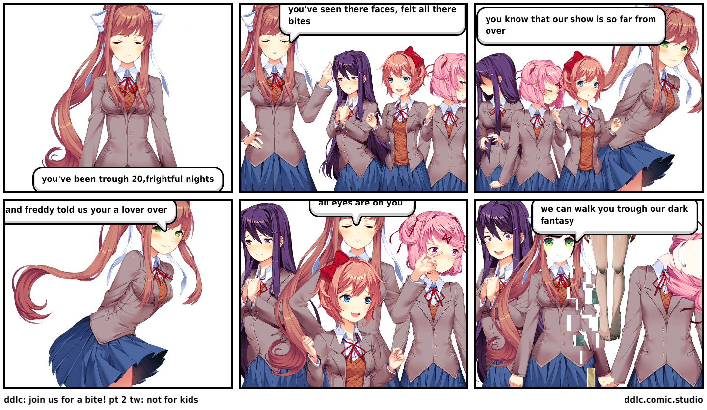 ddlc: join us for a bite! pt 2 tw: not for kids