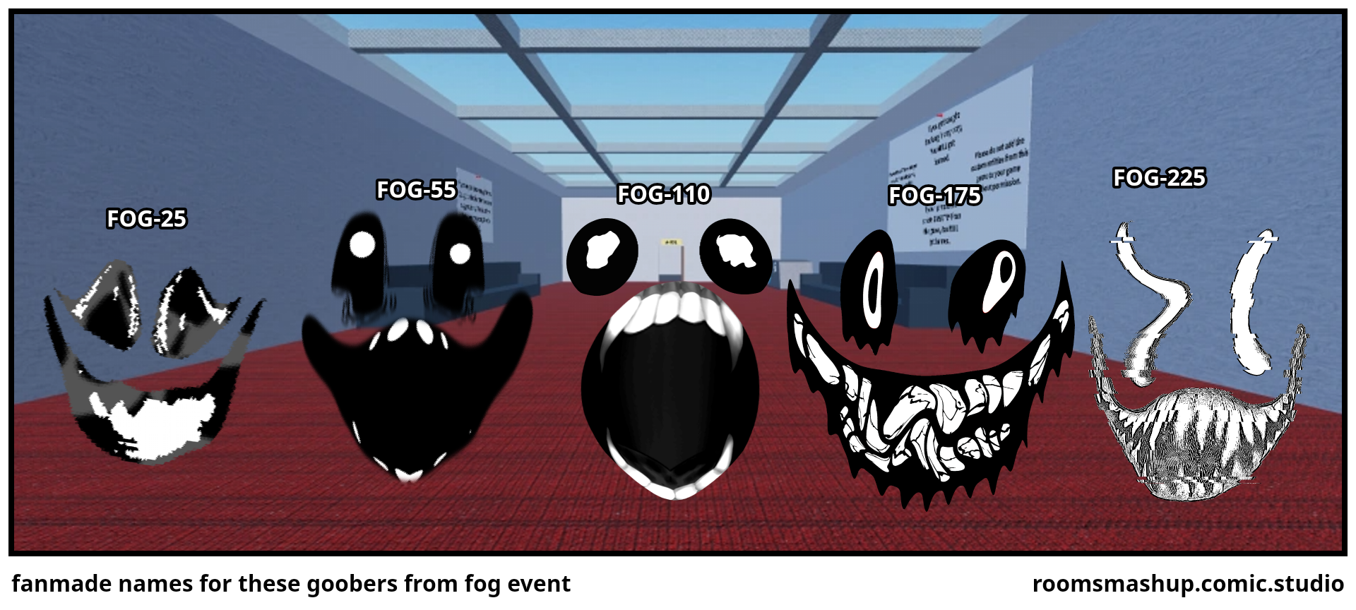 fanmade names for these goobers from fog event