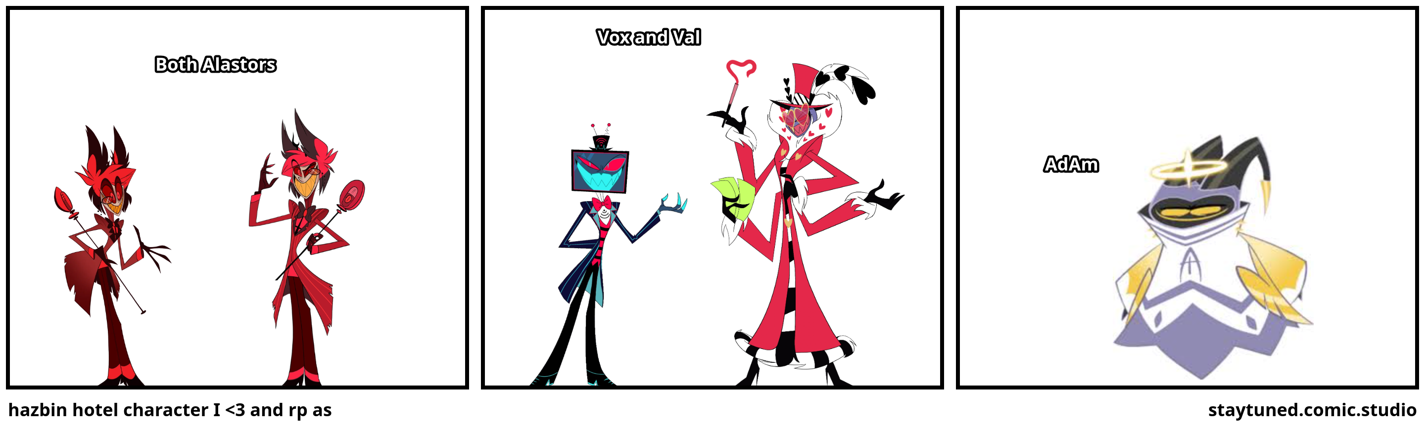 hazbin hotel character I <3 and rp as