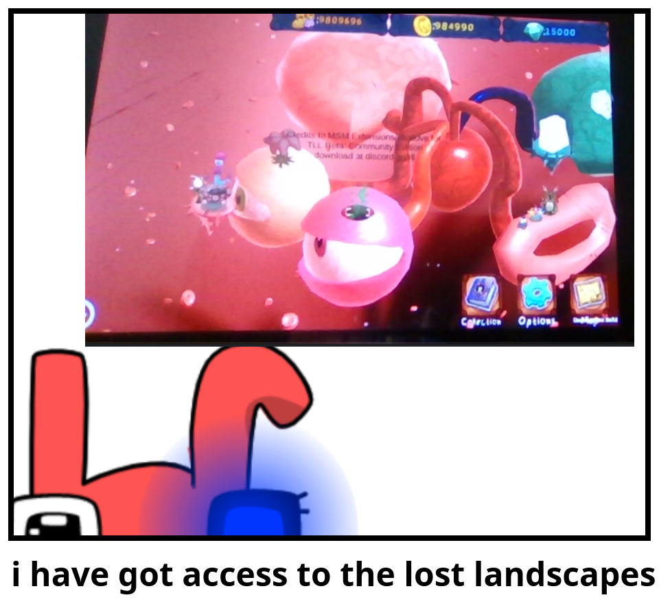 i have got access to the lost landscapes 
