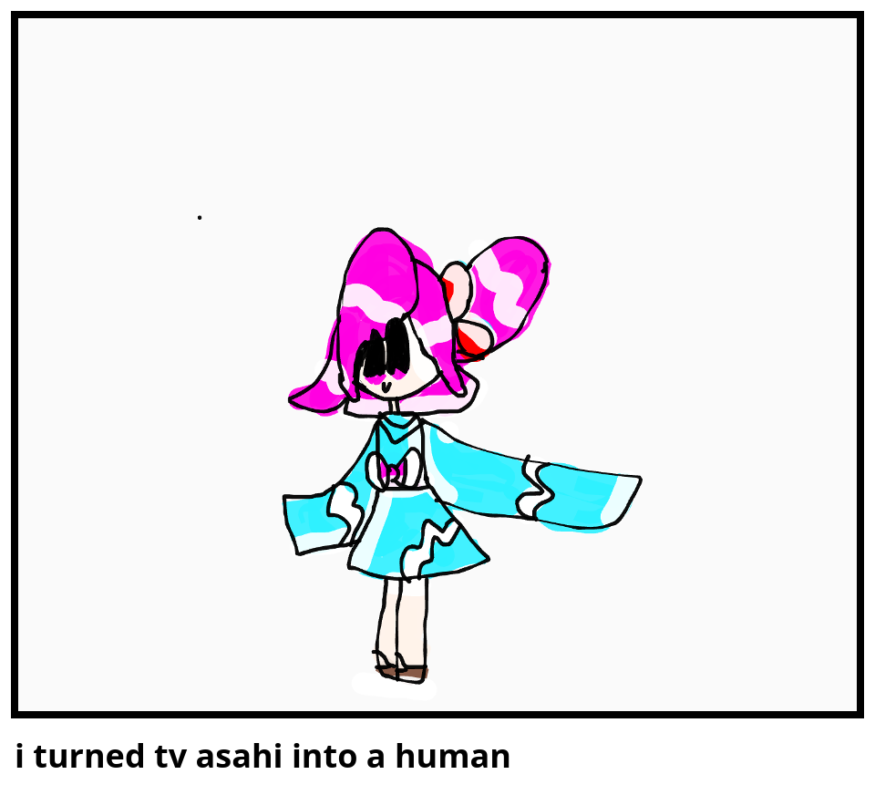 i turned tv asahi into a human