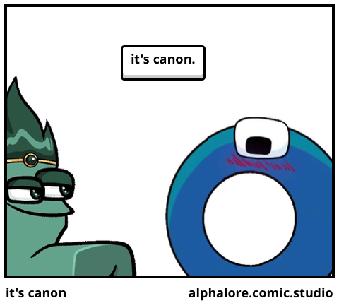 it's canon
