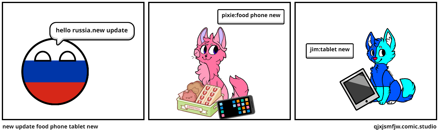 new update food phone tablet new