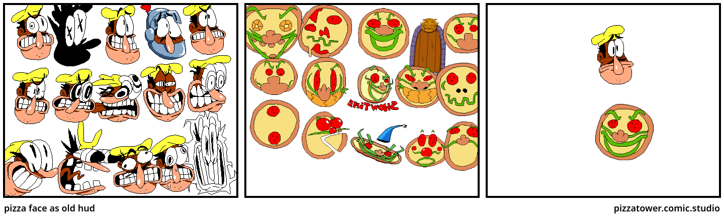 pizza face as old hud