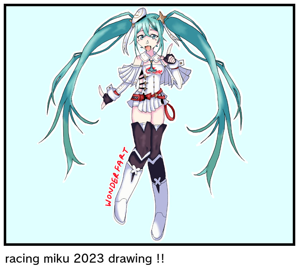 racing miku 2023 drawing !!