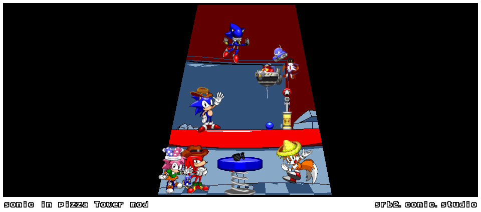 sonic in pizza Tower mod