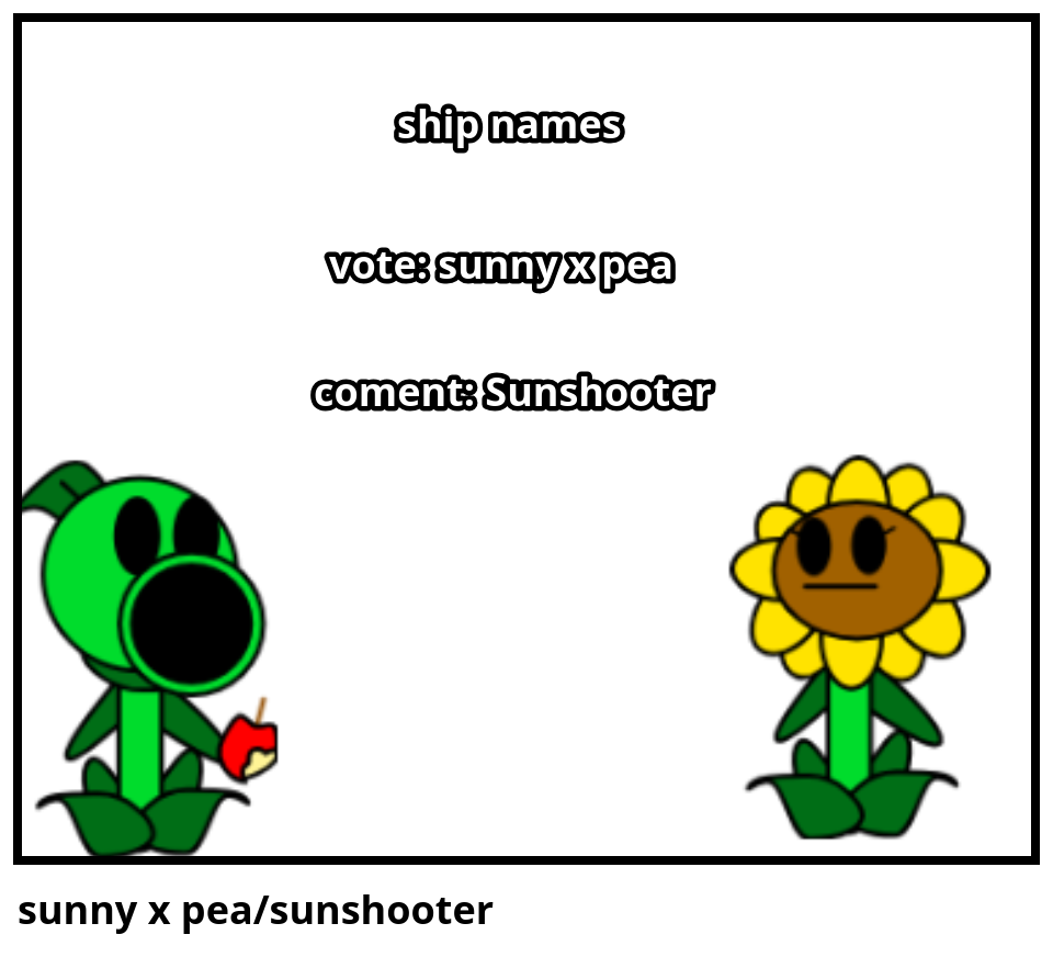 sunny x pea/sunshooter