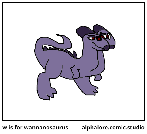 w is for wannanosaurus
