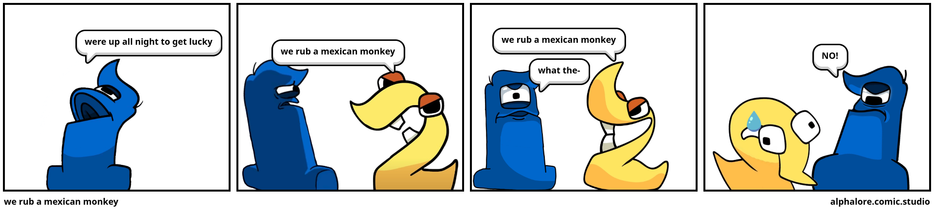 we rub a mexican monkey