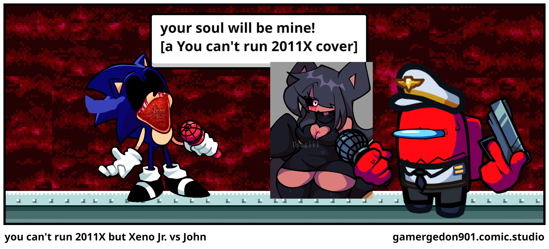 you can't run 2011X but Xeno Jr. vs John