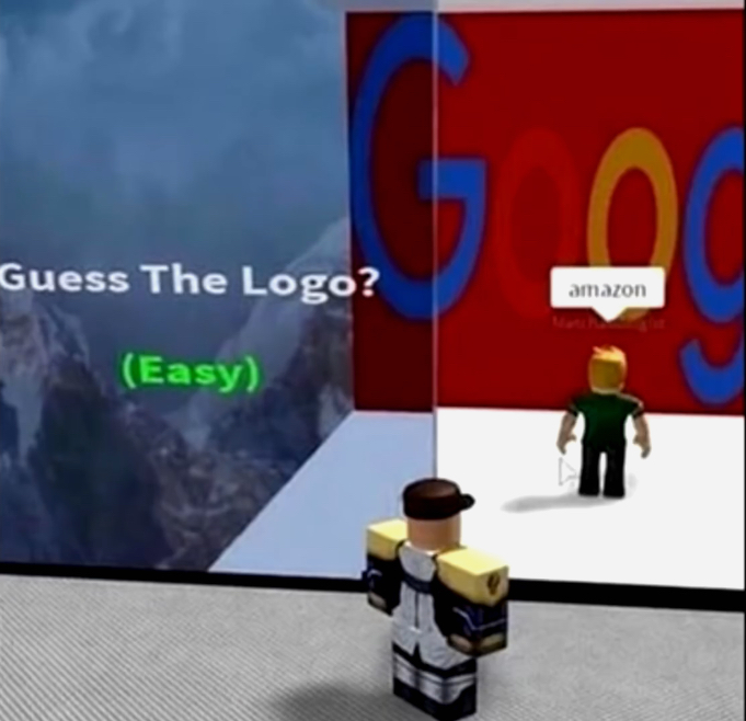 context: roblox made the hole in their logo bigger this year : r/memes